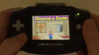 Demonstrating the EverDrive X5 on a AGS-101 Modded Gameboy Advance Console