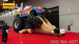 Austin Bounce House Rentals - Monster Truck Blows Up!