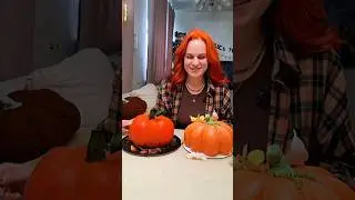 Два одинаковых торта тыквы🎃 #точнаякопия #торт #тыква  #катябельчик #рецепты #рецепт #кондитер