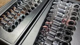 Обзор гаечных ключей Olsa Tools Flex с храповым механизмом на 120 зубцов, 4- и 6-гранный, короткий
