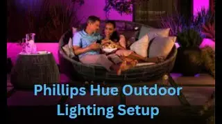 Phillips Hue Outdoor Garden Lights Setup