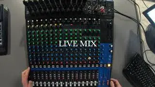 Yamaha MG20 mixing desk tutorial and live mix demo