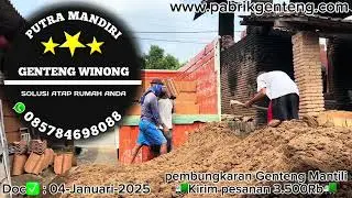 jrobong/Tempat pembakaran Genteng Mantili❗️pesanan genteng sejumlah 3.500Rb kirim ke Kab. Bojonegoro