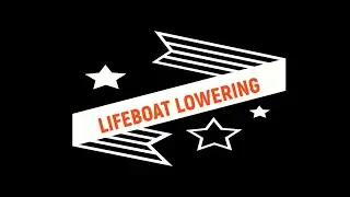 LIFEBOAT LOWERING ON A SHIP