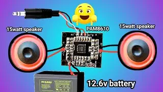 PAM8610 Power Amplifier Board 2 x15w Dual Channel Stereo Mini Class D Power Amplifier circuit