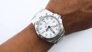 Rolex 216570 Explorer II 42 mm Stainless Steel Bezel White Dial Oyster Bracelet Complete Set 2016