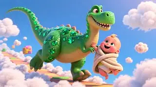 Dino Slides in Cloud City ☁️🦖 | Learn for Kids | Fun Dinosaur Adventure Video