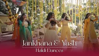Cousins Dance at Haldi of Jankhana and Yash | Shorts