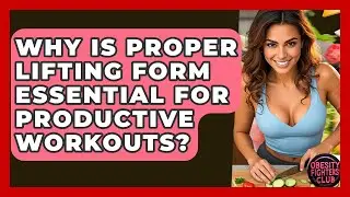 Why Is Proper Lifting Form Essential For Productive Workouts? - Obesity Fighters Club
