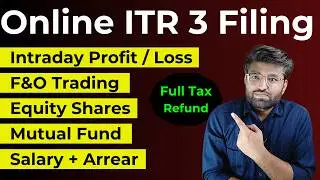 ITR 3 Filling Online 2025-26 | How to File ITR 3 for AY 2025-26 | ITR Filing Online 2025-26