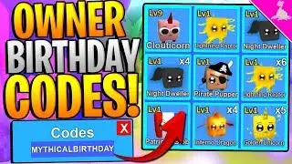 9 MYTHICAL ROBLOX MINING SIMULATOR OWNER BIRTHDAY CODES!