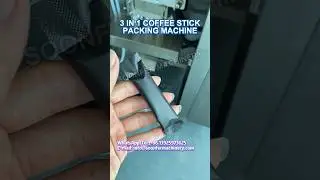 3 in 1 Coffee Powder Stick Packing Machine #packagingmachine #coffeepowder #powderfillingmachine