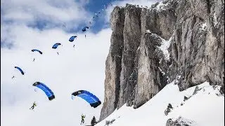 SKI BASE JUMP // SWITZERLAND // NEW EXIT