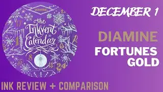 Diamine Fortunes Gold (Purple Inkvent)