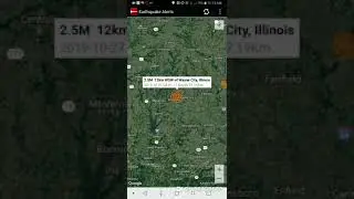 Wayne City, Illinois Earthquake October 27th, 2019