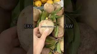 I Didn&rsquo;t Understand Why People Eat This Exotic Potato Raw#exoticfruits #tropicalfruits #fruits