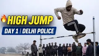 High Jump Day 1 🔥 | Delhi Police Physical Training | KAKA Physical Academy