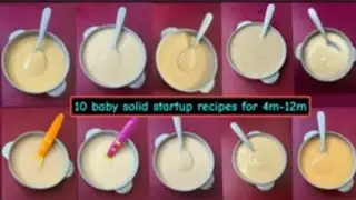 4 Month  Baby Puree Recipes | Homemade Stage 1 Foods | Baby First Solid Recipes | Faith Vibes Baby