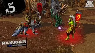 Warcraft 3 Custom Campaign Jeopardy of the Horde #5 (Hard) - Gameplay Walkthrough [4K60]