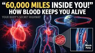 Inside Your Blood Vessels: The 60,000-Mile Superhighway Keeping You Alive ❤️🩸 #humanbody #blood