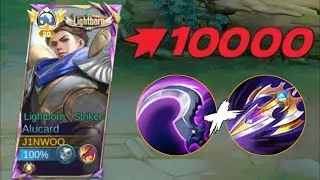 MANIAC! GLOBAL ALUCARD ANTI HEAL META BUILD AND EMBLEM 2025! (MUST TRY) | MLBB