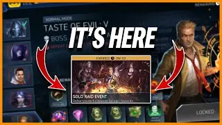 Injustice 2 Mobile | New Solo Raids is Here | Taste Of Evil Solo Raids | First Look