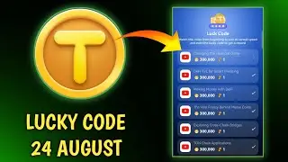 TapCoinsbot Lucky Code Today | TapCoinsbot Today Lucky Code 24 August | Changing the Financial Game