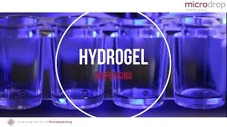 Non-Contact Dispensing of Hydrogel Growdex