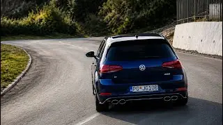 Powersliding a modified 400HP Golf 7.5R - Loud Miltek Exhaust!