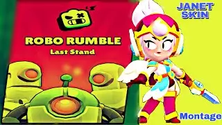Robo Rumble with Valkyrie Janet | Montage | Brawl Stars Gameplay