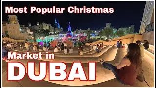 Dubai Souk Madinat Jumeirah 🇦🇪 The Most Popular Christmas Market in Dubai 2025 4K Walking Tour
