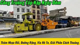 Tấp Nập Thi Công Xuyên  Đêm - Thông Xe Đúng Ngày Ông Táo.