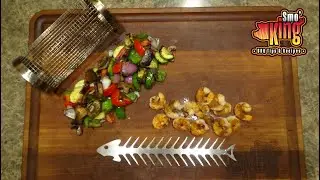 Luvafoodie Fish Bone Skewer & Grill Basket