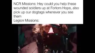 NCR missions VS Legion missions: