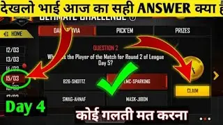 DAY 4 CORRECT ANSWER IN ESPORTS ULTIMATE CHALLENGE EVENT || 15 MARCH ULTIMATE CHALLENGE EVENT ANSWER