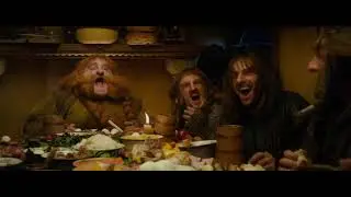 The Hobbit (2012) - Dwarf's Feast in Bilbo's House - The Hobbit Unexpected Journey (4k)