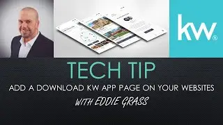 TECH TIP  |   ADD A DOWNLOAD KW APP PAGE ON YOUR WEBSITES