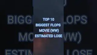 Top 10 Biggest flop movie| biggest loss movie #hollywoodmovies #movie #flop