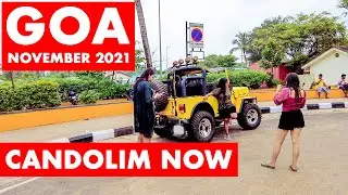 Candolim To Calangute - November 2021 | Virtual Tour | Shopping, Cafes, Bars | Goa Vlog |