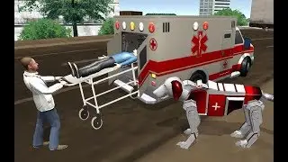 US Ambulance Transform Robot Rescue Dog Robot Game (By Kick Time Studios) Gameplay HD