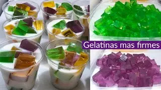 GELATINAS MAS FIRMES Y RESISTENTES A EL CALOR AQUI 3 FORMAS SIMPLES #gelatinademosaico