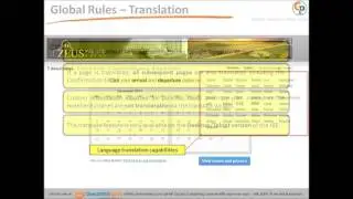 Internet Booking Engine Step 1