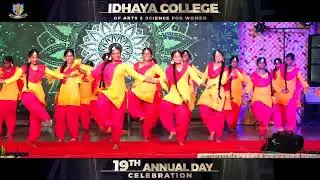 PUNJABI SONG | Idhaya student's dance | Idhaya College Pondicherry | 19th Annual Day 2023