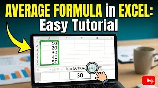 AVERAGE Formula in Excel | Find Average Easily | Excel for Beginners