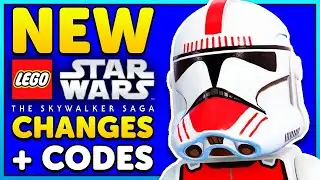NEW Changes + Codes! Lego Star Wars The Skywalker Saga News Update