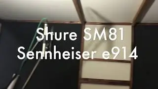 Shure sm81 vs Sennheiser e914 overhead test