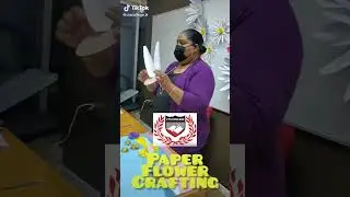 🟥🌺 CTS College: Paper Flower Crafting Practical Workshop 🌺🟥
