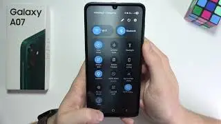 Samsung A07: How to View Quick Settings Icon Names