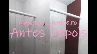 COLANDO PAPEL CONTACT NO BOX DO BANHEIRO | MUDANDO O BANHEIRO
