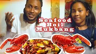 SEAFOOD BOIL MUKBANG!